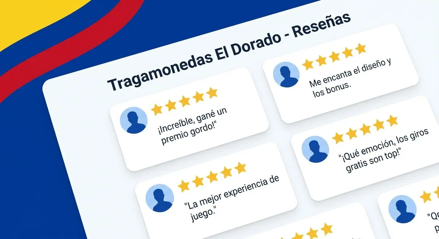 Tarjetas de reseñas de jugadores sobre tragamonedas online
