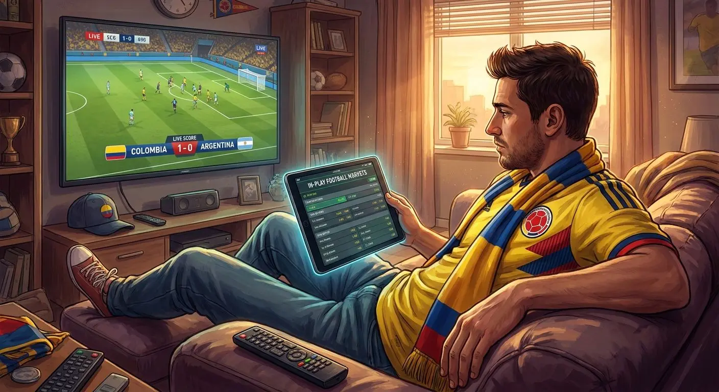 Partidos y apuestas de fútbol en vivo en Wplay Partido de fútbol en vivo con mercados de apuestas en tiempo real